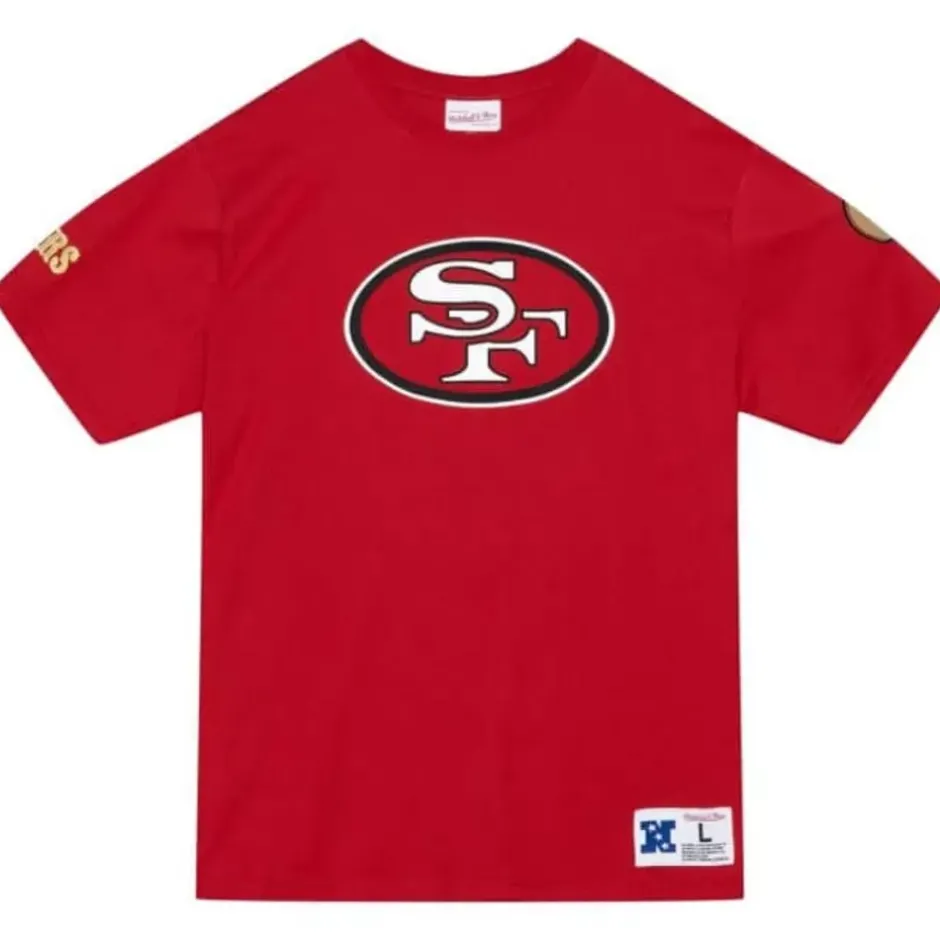 Men Mitchell & Ness T-Shirts & Tops-Team Origins S/S Top San Francisco 49Ers