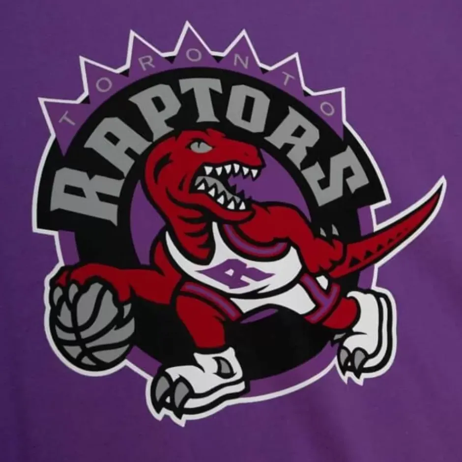 Men Mitchell & Ness T-Shirts & Tops-Team Origins S/S Top Toronto Raptors