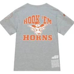 Men Mitchell & Ness T-Shirts & Tops-Team Origins S/S Top University Of Texas At Austin