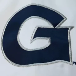 Men Mitchell & Ness Jackets & Outerwear-Team Origins Varsity Satin Jacket Georgetown University