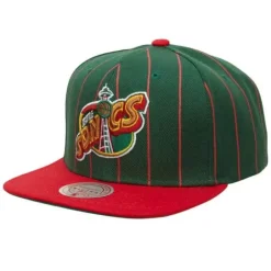 Mitchell & Ness Snapback-Team Pin Snapback Hwc Seattle Supersonics