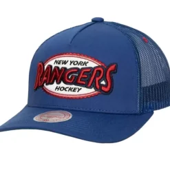 Mitchell & Ness Snapback-Team Seal Trucker Snapback Vintage New York Rangers