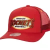 Mitchell & Ness Snapback-Team Seal Trucker Snapback Hwc Houston Rockets