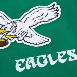 Men Mitchell & Ness Jackets & Outerwear-Team Varsity Jacket Philadelphia Eagles