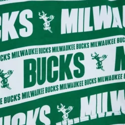 Men Mitchell & Ness Hoodies & Sweatshirts-Teamwrap Hoodie Milwaukee Bucks