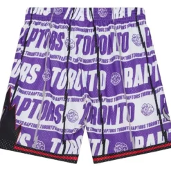 Men Mitchell & Ness Shorts-Teamwrap Swingman Toronto Raptors 1998-99 Shorts