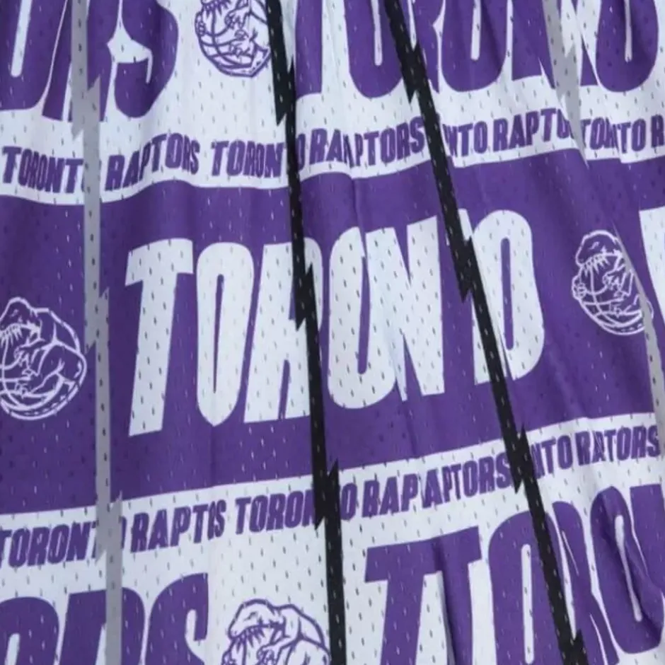 Men Mitchell & Ness Shorts-Teamwrap Swingman Toronto Raptors 1998-99 Shorts