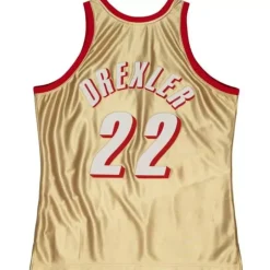 Mitchell & Ness Nba Swingman-75Th Anniversary Gold Swingman Clyde Drexler Portland Trail Blazers 1991-92 Jersey