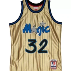 Mitchell & Ness Nba Swingman-75Th Anniversary Gold Swingman Shaquille O'Neal Orlando Magic 1993-94 Jersey