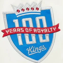 Men Mitchell & Ness Jackets & Outerwear-100Th Lightweight Satin Jacket Sacramento Kings