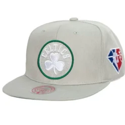 Mitchell & Ness Snapback-75Th Silver Snapback Boston Celtics