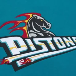 Men Mitchell & Ness Hoodies & Sweatshirts-There And Back Fleece Crew Detroit Pistons