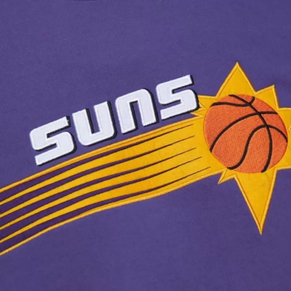 Men Mitchell & Ness Hoodies & Sweatshirts-There And Back Fleece Crew Phoenix Suns