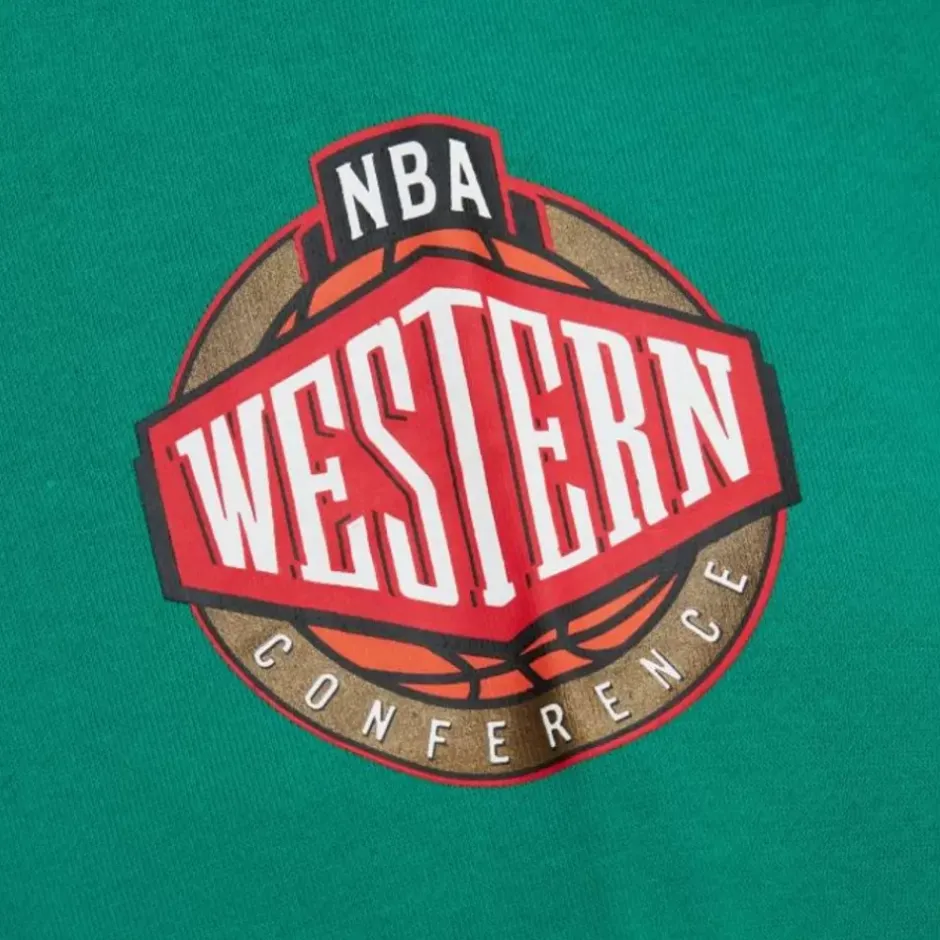 Men Mitchell & Ness Hoodies & Sweatshirts-There And Back Fleece Crew Seattle Supersonics