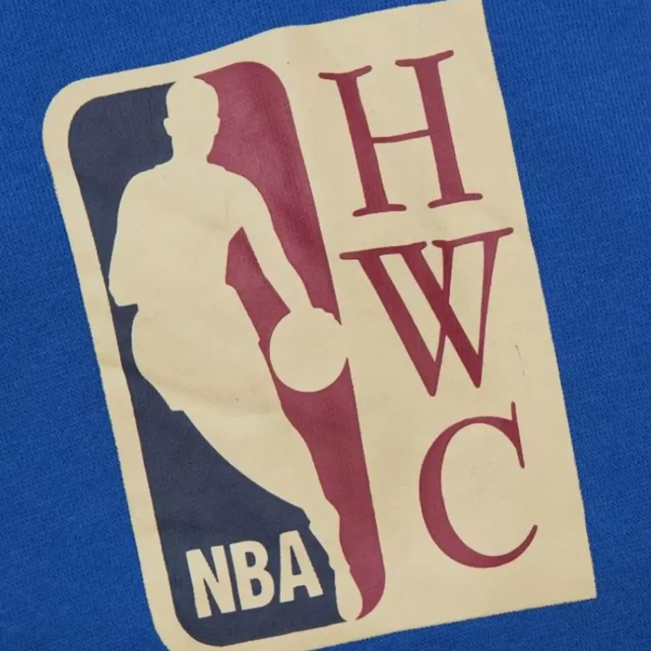 Men Mitchell & Ness Hoodies & Sweatshirts-There And Back Fleece Crew Denver Nuggets