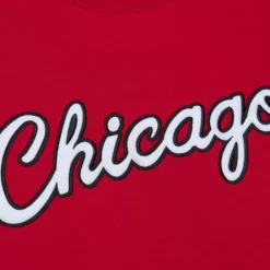 Men Mitchell & Ness Hoodies & Sweatshirts-There And Back Fleece Crew Chicago Bulls