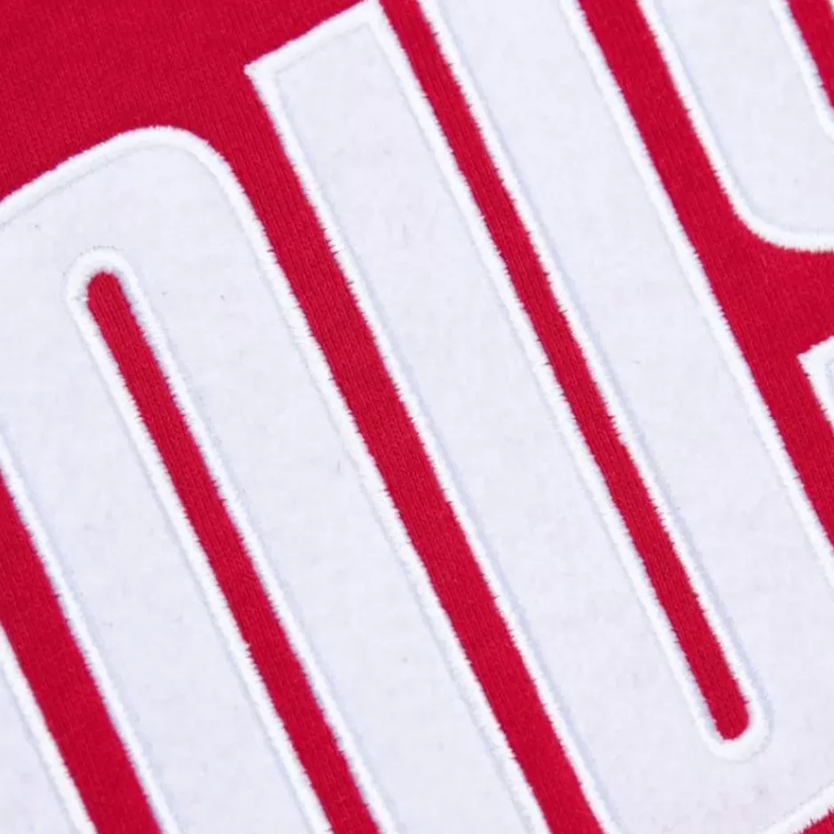 Men Mitchell & Ness Hoodies & Sweatshirts-There And Back Fleece Crew Houston Rockets