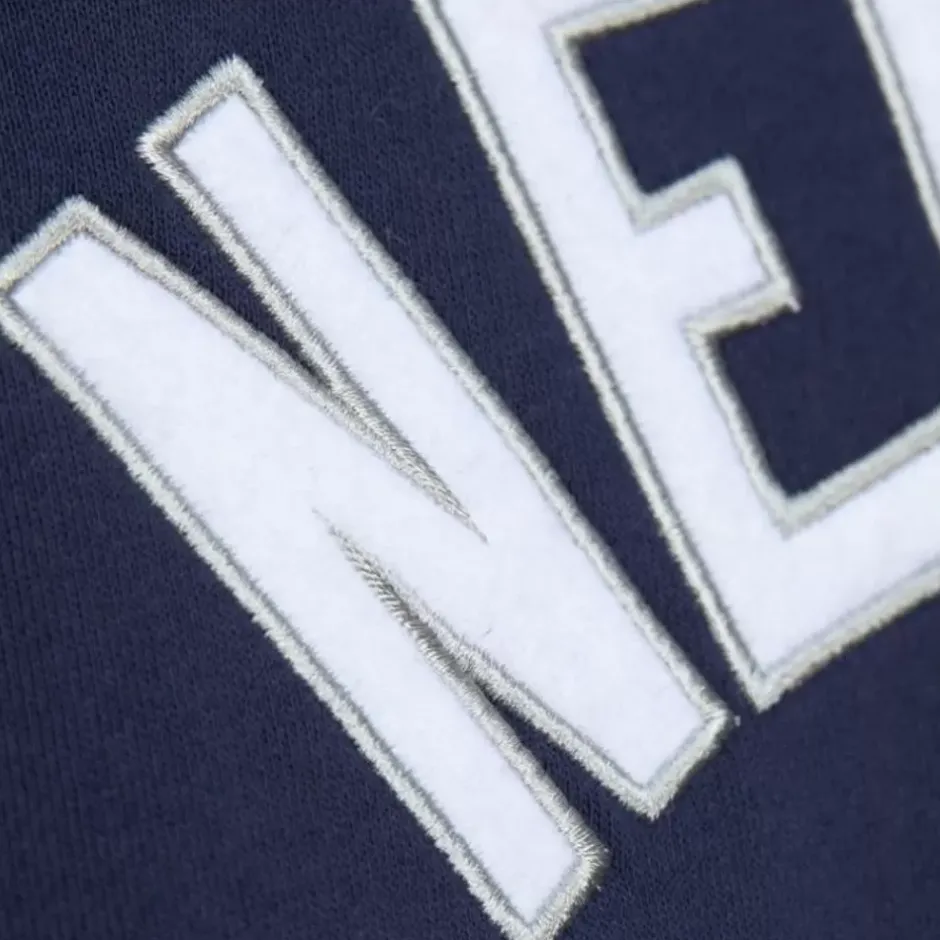 Men Mitchell & Ness Hoodies & Sweatshirts-There And Back Fleece Crew Current Logo New York Yankees