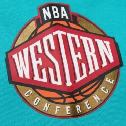 Men Mitchell & Ness Hoodies & Sweatshirts-There And Back Fleece Crew Vancouver Grizzlies