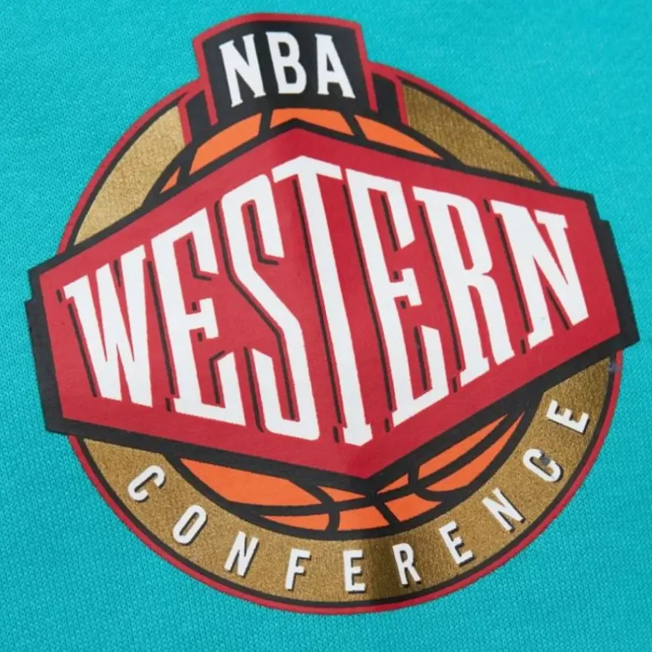 Men Mitchell & Ness Hoodies & Sweatshirts-There And Back Fleece Crew Vancouver Grizzlies