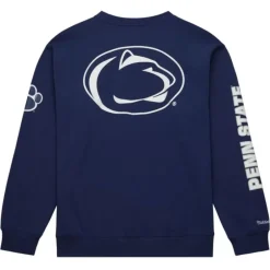 Men Mitchell & Ness Hoodies & Sweatshirts-There And Back Fleece Crew Current Logo Penn State University
