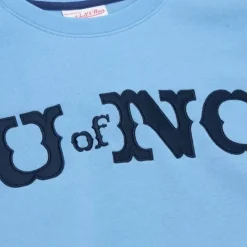 Men Mitchell & Ness Hoodies & Sweatshirts-There And Back Fleece Crew University Of North Carolina