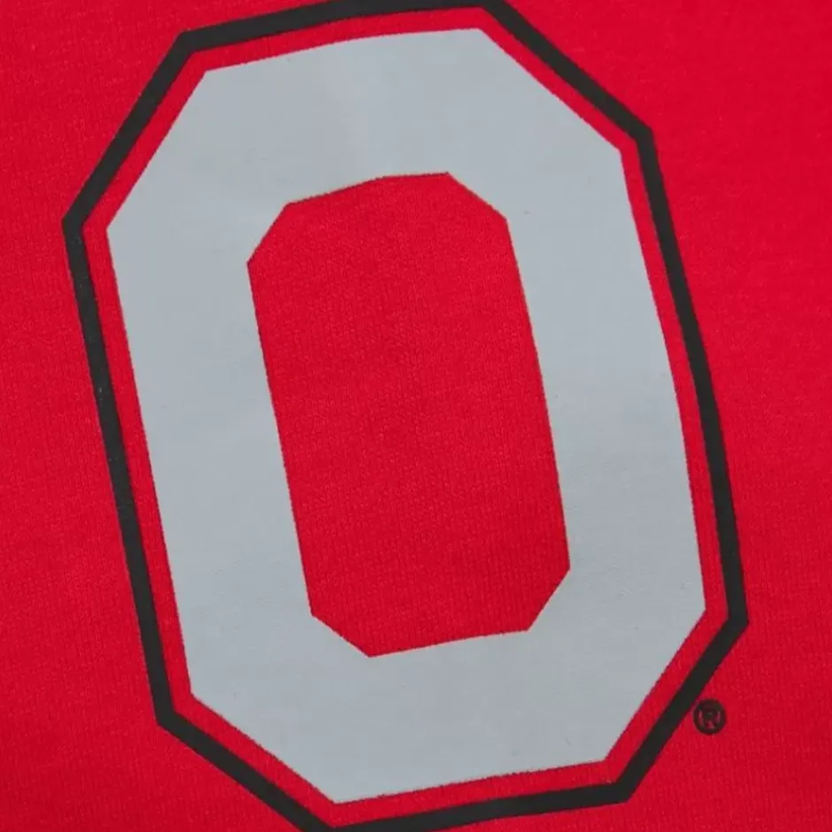 Men Mitchell & Ness Hoodies & Sweatshirts-There And Back Fleece Crew Ohio State