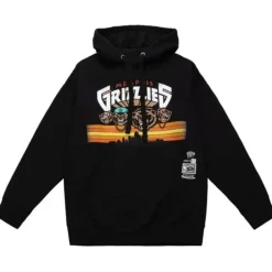 Men Mitchell & Ness Hoodies & Sweatshirts-Three 6 Mafia X Br Remix Hoody Memphis Grizzlies