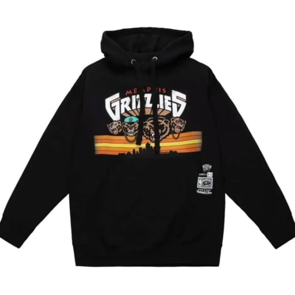 Men Mitchell & Ness Hoodies & Sweatshirts-Three 6 Mafia X Br Remix Hoody Memphis Grizzlies
