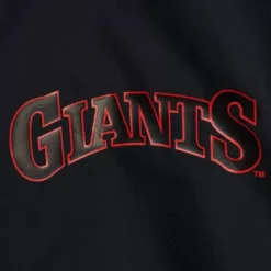 Men Mitchell & Ness Jackets & Outerwear-Throw It Back Full Zip Windbreaker San Francisco Giants