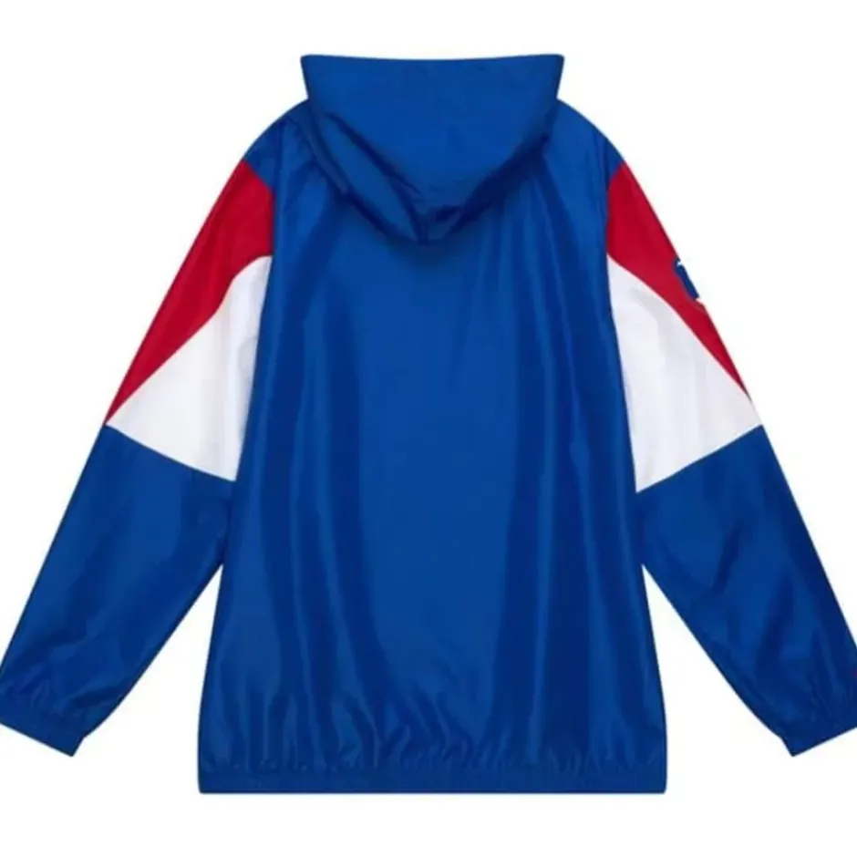 Men Mitchell & Ness Jackets & Outerwear-Throw It Back Full Zip Windbreaker Chicago Cubs