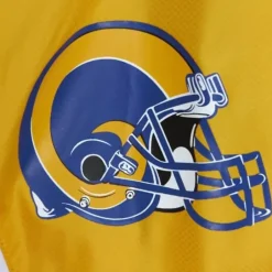 Men Mitchell & Ness Jackets & Outerwear-Throw It Back Full Zip Windbreaker Los Angeles Rams