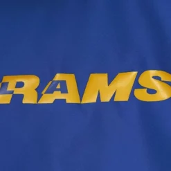 Men Mitchell & Ness Jackets & Outerwear-Throw It Back Full Zip Windbreaker Los Angeles Rams