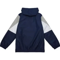 Men Mitchell & Ness Jackets & Outerwear-Throw It Back Full Zip Windbreaker Dallas Cowboys