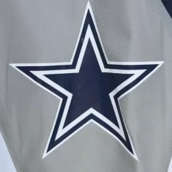 Men Mitchell & Ness Jackets & Outerwear-Throw It Back Full Zip Windbreaker Dallas Cowboys