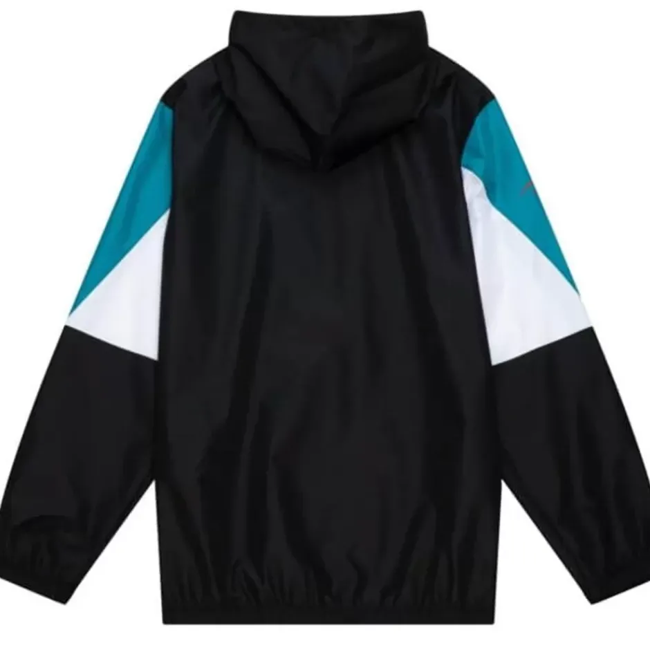 Men Mitchell & Ness Jackets & Outerwear-Throw It Back Full Zip Windbreaker Detroit Pistons