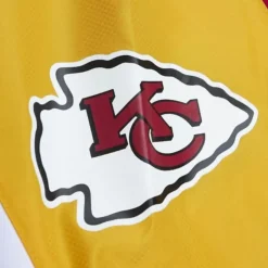 Men Mitchell & Ness Jackets & Outerwear-Throw It Back Full Zip Windbreaker Kansas City Chiefs