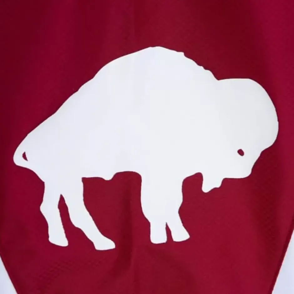 Men Mitchell & Ness Jackets & Outerwear-Throw It Back Full Zip Windbreaker Buffalo Bills