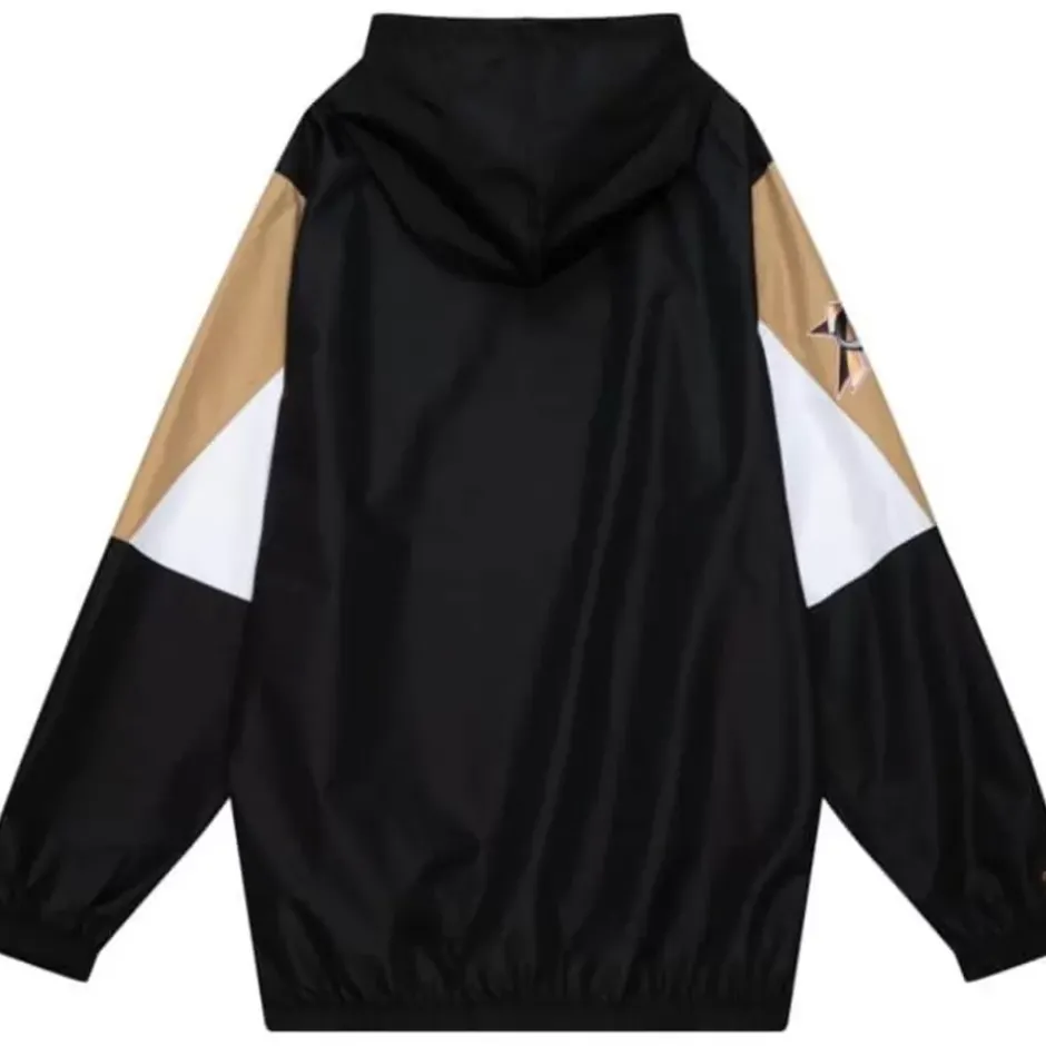 Men Mitchell & Ness Jackets & Outerwear-Throw It Back Full Zip Windbreaker Philadelphia 76Ers