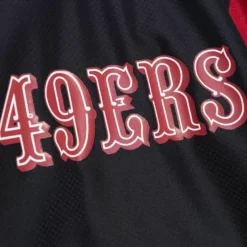 Men Mitchell & Ness Jackets & Outerwear-Throw It Back Full Zip Windbreaker San Francisco 49Ers