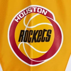 Men Mitchell & Ness Jackets & Outerwear-Throw It Back Full Zip Windbreaker Houston Rockets