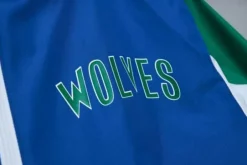 Men Mitchell & Ness Jackets & Outerwear-Throw It Back Full Zip Windbreaker Minnesota Timberwolves