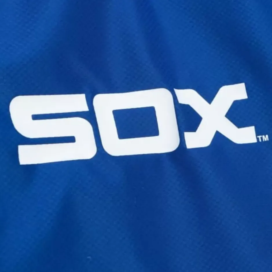 Men Mitchell & Ness Jackets & Outerwear-Throw It Back Full Zip Windbreaker Chicago White Sox