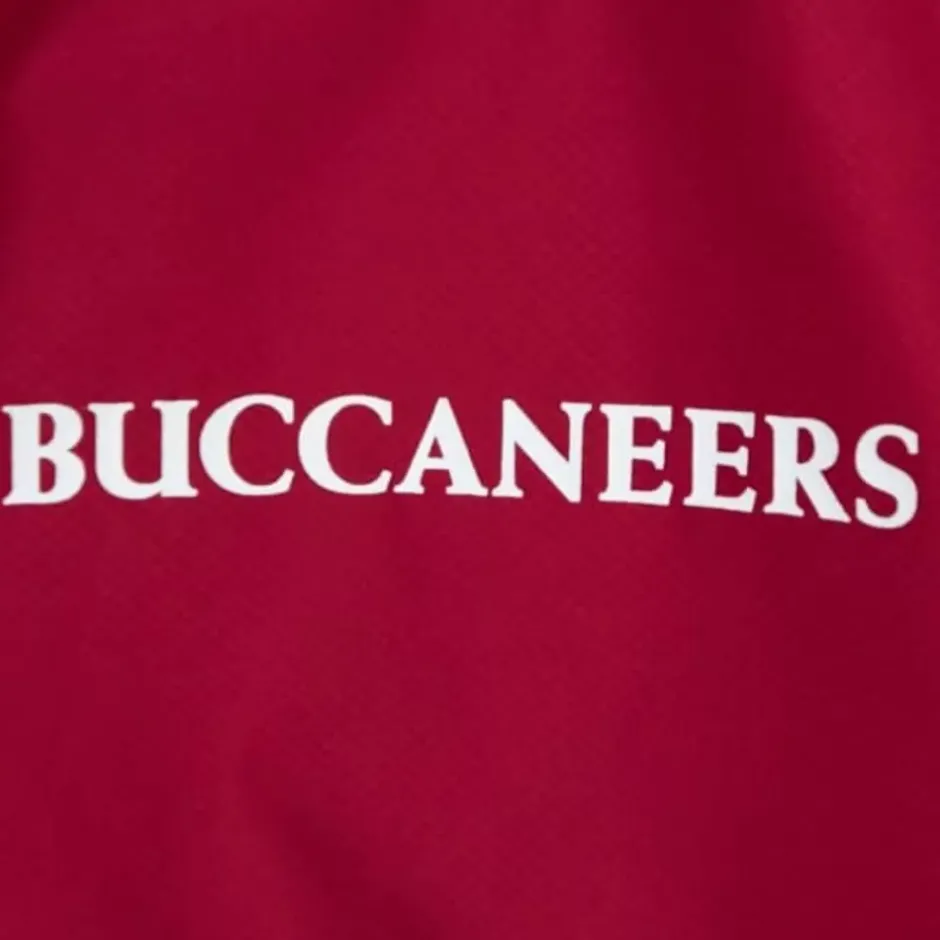 Men Mitchell & Ness Jackets & Outerwear-Throw It Back Full Zip Windbreaker Tampa Bay Buccaneers