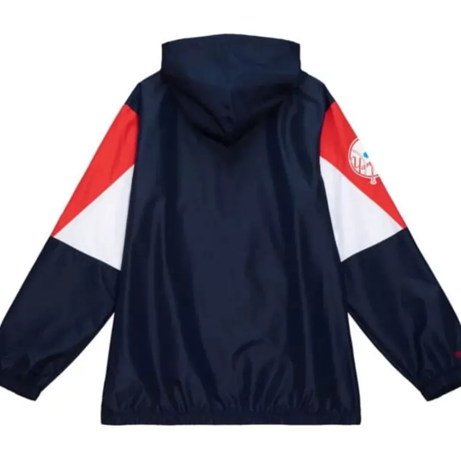 Men Mitchell & Ness Jackets & Outerwear-Throw It Back Full Zip Windbreaker New York Yankees