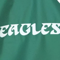 Men Mitchell & Ness Jackets & Outerwear-Throw It Back Full Zip Windbreaker Philadelphia Eagles