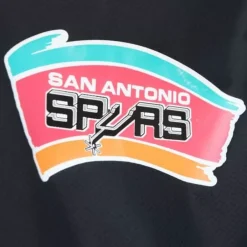 Men Mitchell & Ness Jackets & Outerwear-Throw It Back Full Zip Windbreaker San Antonio Spurs