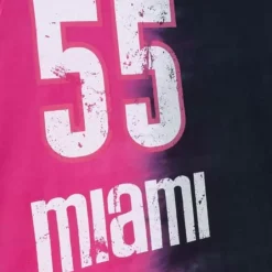 Men Mitchell & Ness T-Shirts & Tops-Tie Dye Cotton N&N Tank Miami Heat Jason Williams