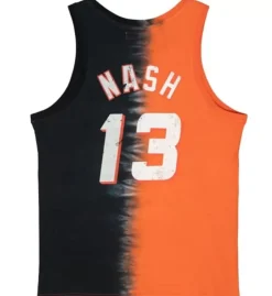 Men Mitchell & Ness T-Shirts & Tops-Tie Dye Cotton N&N Tank Phoenix Suns Steve Nash