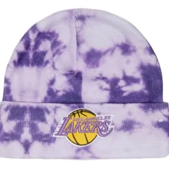 Mitchell & Ness Knit-Tie Dye Knit Beanie Hwc Los Angeles Lakers